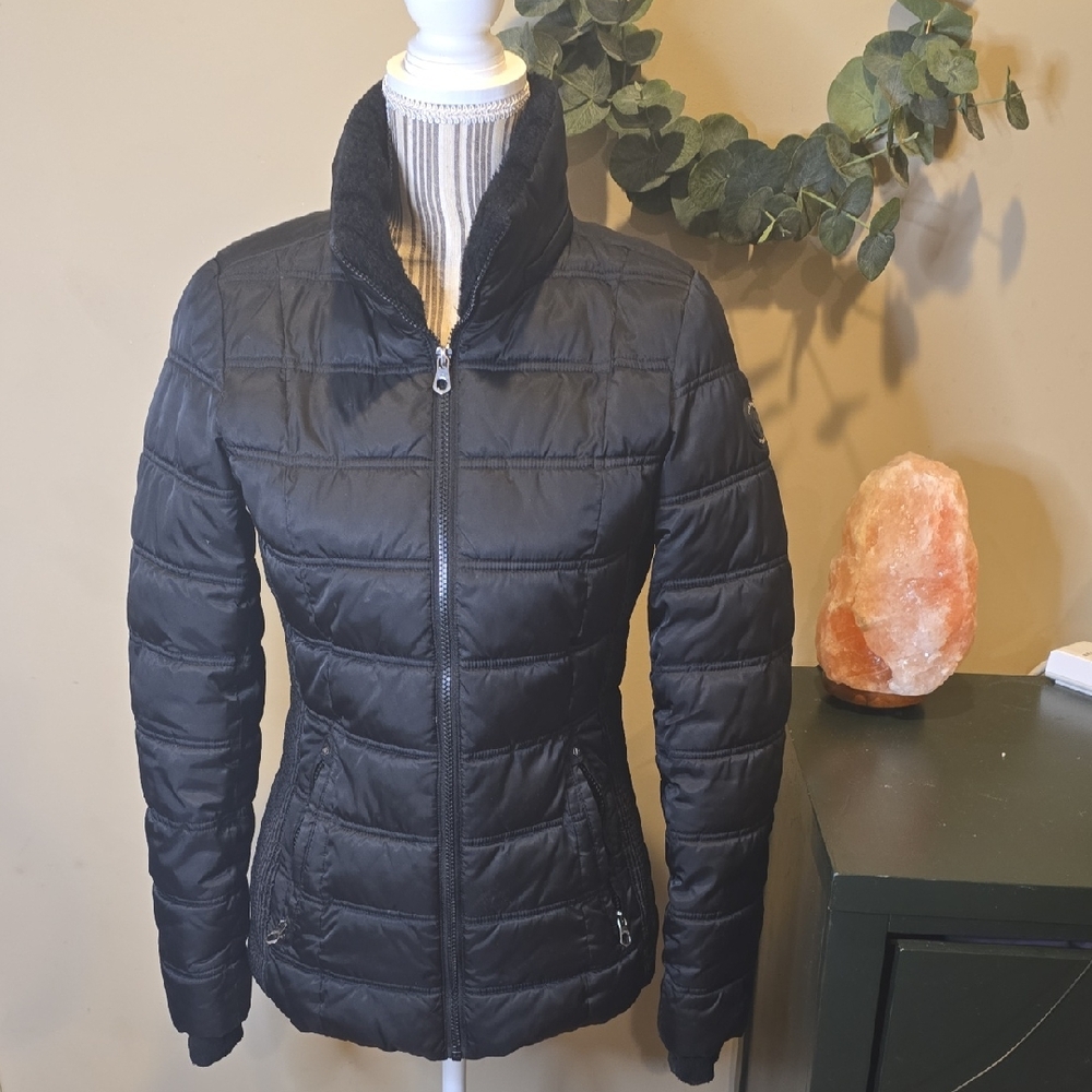 Women's Black Quilted Jacket